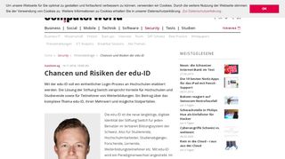 
                            8. Chancen und Risiken der edu-ID - computerworld.ch