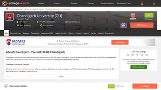 
                            8. Chandigarh University (CU) - CollegeSearch