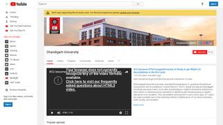 
                            12. Chandigarh University - YouTube