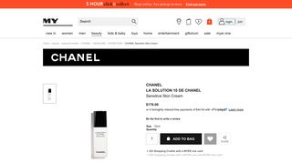 
                            5. CHANEL | Sensitive Skin Cream | Myer Online