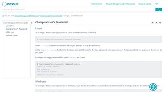 
                            2. Change a User's Password (Nessus Command Line)