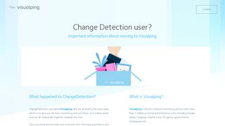 
                            4. Change Detection user? - Visualping