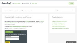 
                            7. Change DNS records on HostMonster – SpaceCraft Support ...