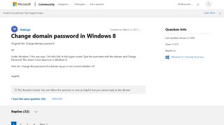 
                            7. Change domain password in Windows 8 - Microsoft Community