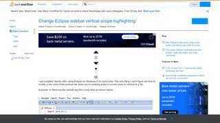 
                            8. Change Eclipse sidebar vertical scope highlighting - Stack Overflow