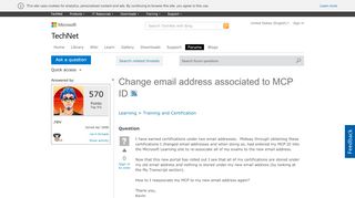 
                            3. Change email address associated to MCP ID - Microsoft