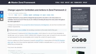 
                            4. Change Layout in Controllers and Actions in Zend Framework 2 ...