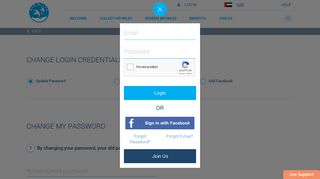 
                            5. change login credentials - Air Miles