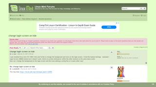 
                            3. change login screen on kde - Linux Mint Forums