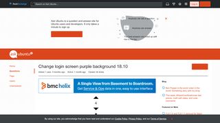 
                            8. Change login screen purple background 18.10 - Ask Ubuntu