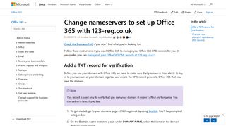 
                            9. Change nameservers to set up Office 365 with 123-reg.co.uk ...