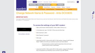 
                            13. Change Network Name And Password - Arris DCX3635 - Maestro