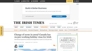 
                            13. Change of scene in 2019? Canada has 10,500 working holiday ...