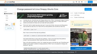 
                            5. Change password at Linux Snappy Ubuntu Core - Stack Overflow