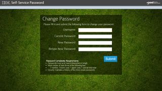 
                            2. Change Password - IBM K12 - Self-Service Password Tool