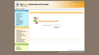 
                            5. Change Password - Open University of Sri Lanka - My OUSL