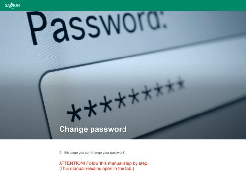 
                            12. change password | Saxion