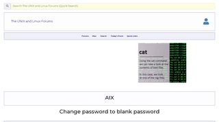 
                            8. Change password to blank password - Unix.com