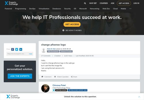 
                            3. change pfsense logo - Experts Exchange