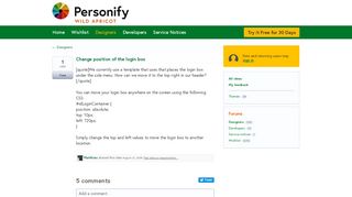 
                            3. Change position of the login box – Wild Apricot Forums
