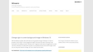 
                            12. Change sign-in screen background image in Windows 10 - Winaero