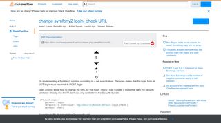 
                            3. change symfony2 login_check URL - Stack Overflow