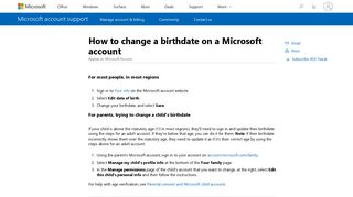 
                            11. Change the birthdate on your Microsoft account - Microsoft Support