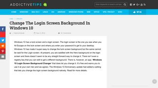 
                            9. Change The Login Screen Background In Windows 10 - AddictiveTips