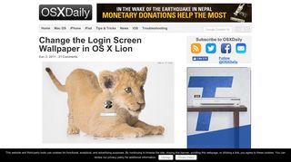 
                            2. Change the Login Screen Wallpaper in OS X Lion - OSXDaily