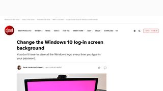 
                            5. Change the Windows 10 log-in screen background - CNET