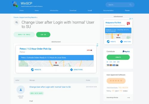 
                            3. Change User after Login with 'normal' User to SU :: Support Forum ...
