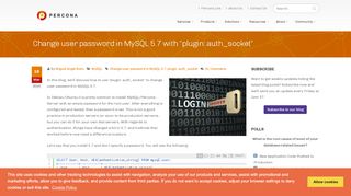 
                            6. Change user password in MySQL 5.7 with 