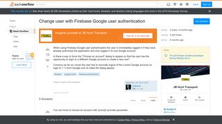 
                            7. Change user with Firebase Google user authentication - Stack Overflow