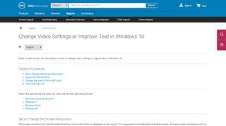 
                            6. Change Video Settings in Windows 10 | Dell US