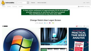 
                            5. Change Vista's User Logon Screen - Instructables