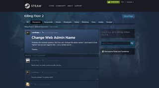 
                            6. Change Web Admin Name :: Killing Floor 2 General Discussions
