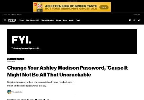 
                            10. Change Your Ashley Madison Password, 'Cause It Might Not Be All ...