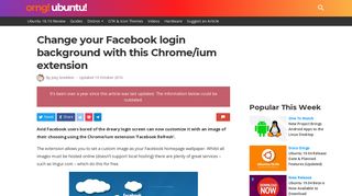 
                            1. Change your Facebook login background with this Chrome/ium ...