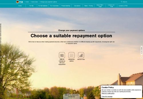 
                            8. Change your payment options - Home Loans - FNB