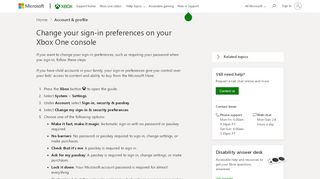 
                            11. Change Your Sign-In Preferences on Your Xbox One - Xbox Support