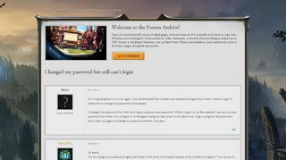 
                            3. Changed my password but still can't login - League of Legends ...