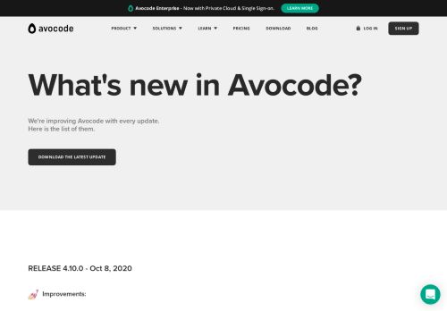 
                            7. Changelog - Live Since 2015 | Avocode