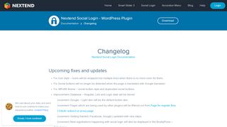 
                            13. Changelog – Nextend Social Login – WordPress Plugin