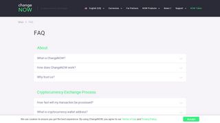 
                            9. ChangeNOW | FAQ