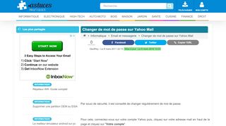 
                            8. Changer de mot de passe sur Yahoo Mail - Astuces Pratiques