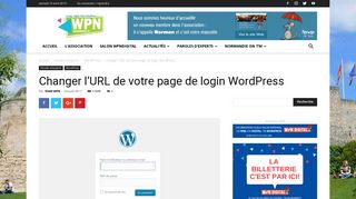 
                            7. Changer l'URL de votre page de login WordPress | WPNormandie