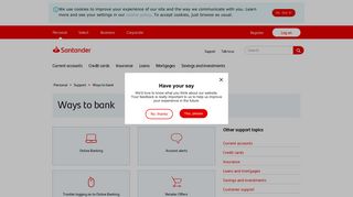 
                            7. Changes to how you log on - Santander UK