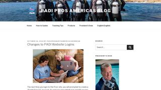 
                            12. Changes to PADI Website Logins – PADI Pros Americas Blog