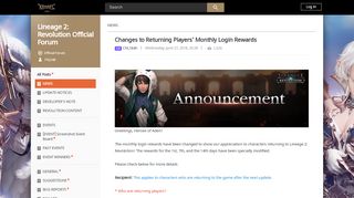 
                            6. Changes to Returning Players' Monthly Login Rewards - Lineage 2 ...
