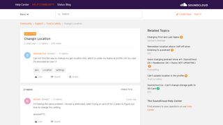 
                            4. Changin Location | SoundCloud Community
